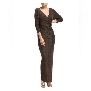 Ralph Lauren dress, bronze color, semi-new. Size 8